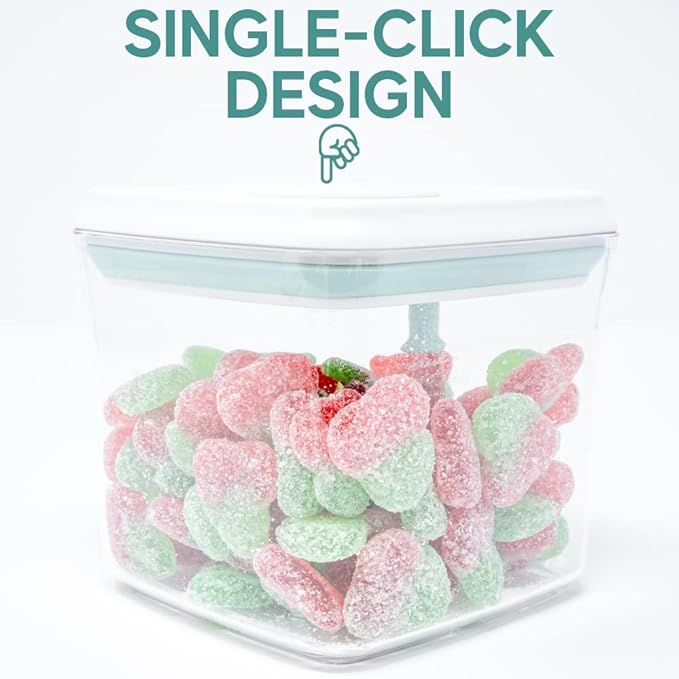 Bop Top | Airtight Meal Prep Containers with Lids | Food Storage Container Sets | Snack and Overnight Oats Fridge Organizer | Pantry and Kitchen Organization