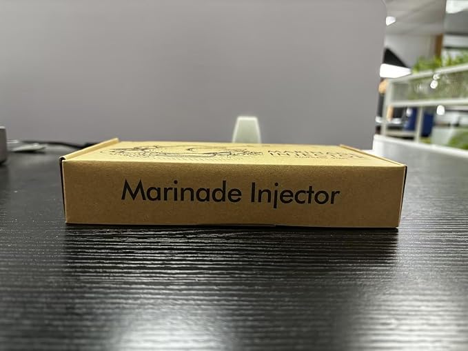 Ofargo Stainless Steel Meat Injector Syringe Kit with 4 Marinade Needles for BBQ Grill Smoker, Gifts for Men Dad Husband in Thanksgiving Christmas Day, 2-oz Large Capacity, Both Paper User Manual and E-Book Recipe