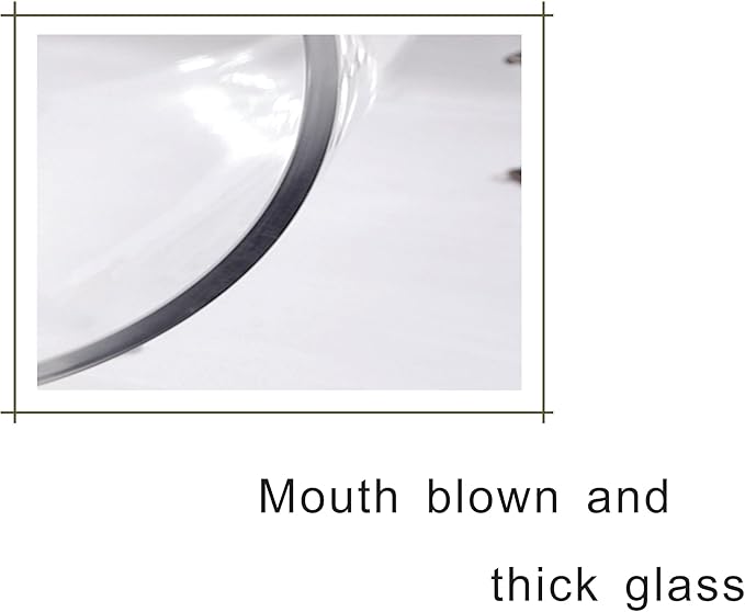 6" Wide 8" High Large Hand Blown Sturdy Clear Cylinder Glass Vase, Centerpiece Flower Vase for Rose, Tulip, Boquets, Hurricane Candle Holder (1, 6"x8")