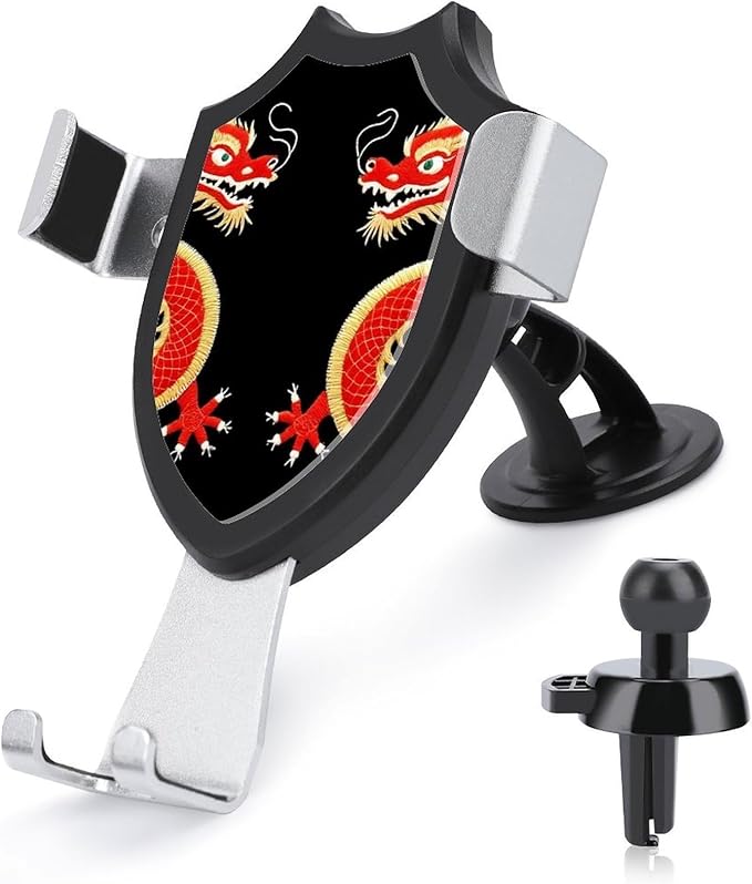 Women's Phone Holders Floral Chinese Japanese Dragon Flower Universal Hands Free Automobile Cell Phone Holder