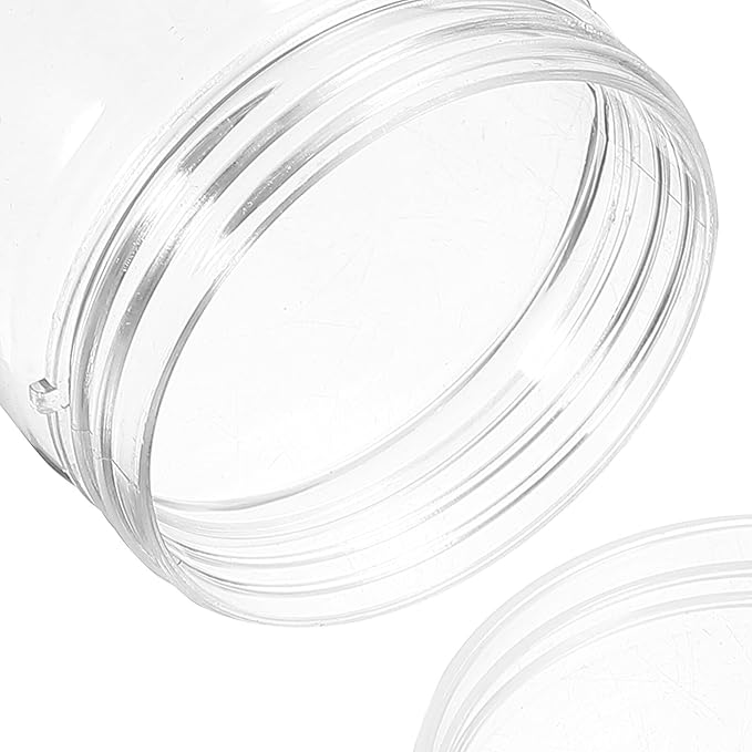 SAFIGLE 3Pcs Airtight Kitchen Storage Canisters with Sealing Lids Transparent Pet Food and Cereal Containers for Pantry Organization and Moisture Protection Reusable Jars for Home Kitchen