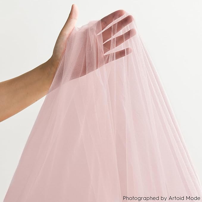 Artoid Mode 6PCS Dusty Rose Gauze Table Runner 120 Inch 10FT, Seasonal Sheer Kitchen Dining Holiday Wedding Birthday Baby Shower Table Decor for Home Party