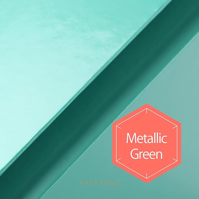 PACKHOME Gift Box 11.5x8x2.5 Inches, Sturdy Shirt Box with Magnetic Lid for Multiple Occasions (Glossy Green)