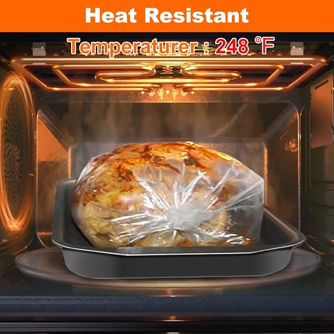 12" x 16" Plastic Produce Bags Roll, Fresh-Keeping Disposable Food Bags, Clear Plastic Bags for Food, Bread, Refrigerator Storage, Kitchen, Supermarket, Pack of 3500 Storage Bags (10 rolls)