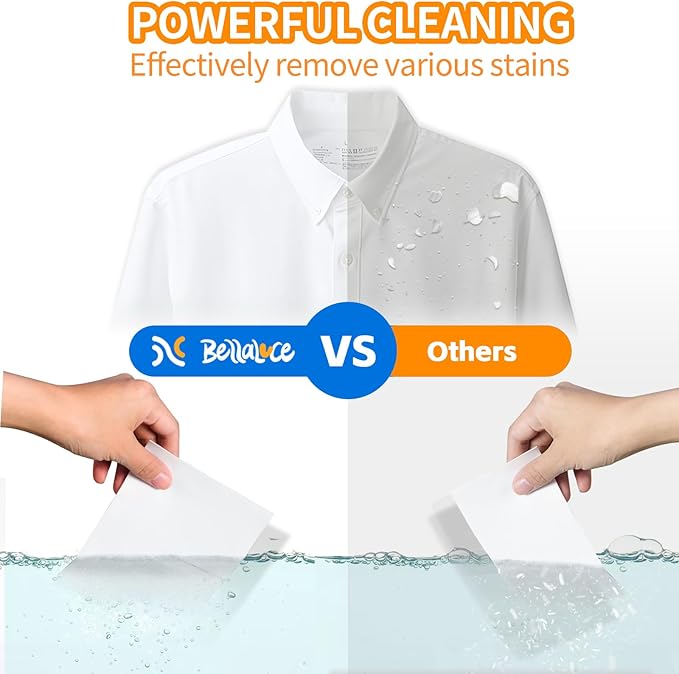 Laundry Detergent Sheets Fresh Linen (120 Pcs) + Fresh Linen (16 Pcs) + Cotton Breeze (16 Pcs)