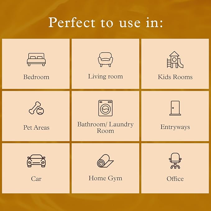 Purple Canyon Amber & Sandalwood Room Spray — 4 oz Natural Linen & Room Freshener — Warm, Woody & Resinous Fragrance Mist — Cozy Home Ambiance — Premium Natural Fragrance Oils