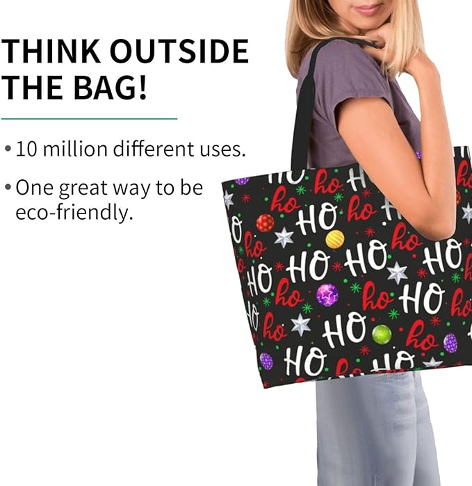 Tote Bag Shoulder Bags for Women Grocery Shopping Bag Reusable Bags Boho-Red Paisley 1