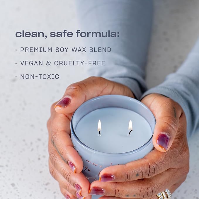 Heal The Way Luxury Scented Candle by Snif, Gourmand and Ambery, Warm and Calming Candle, 50+ Hours, 100% Cotton Fiber Wicks, Soy Wax Blend, Non-Toxic, Vegan, 8.5 oz