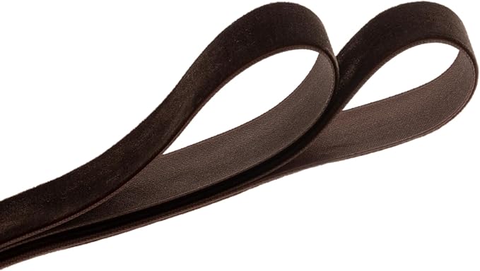 Vintage Brown Velvet Ribbon Chocolate Christmas Ribbon for Gift Wrapping Crafts Christmas Tree Ornaments Garland Decorations, 1-1/2 Inch X 25Yd