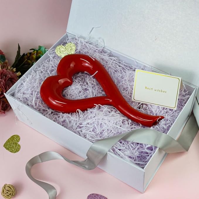 YINUOYOUJIA 5 Pack Large White Gift Boxes with Lid,14"x9"x4.5" Magnetic Gift Box with Ribbon,Cards and Envelopes for Presents,Great for Wedding,Birthdays,Crafting,Gift Packaging.