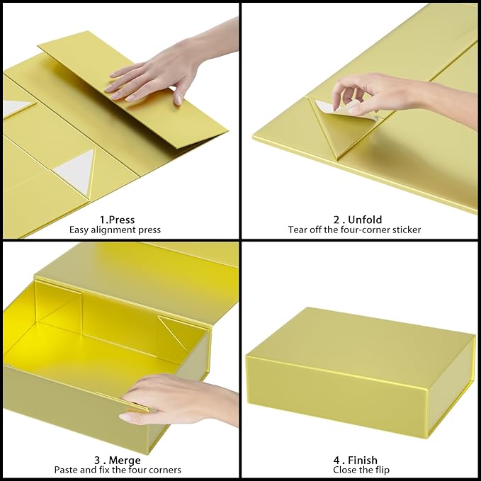 Gift Box 11.9" x 8.5" x 3.3" with Magnetic Closure Lid Gift Boxe for Presents,Bridesmaid Gifts Boxes,Cute Box,Birthday Gift Boxe,Luxury for Gift Packaging, Magnetic Gift Boxes for Wrapping Gifts