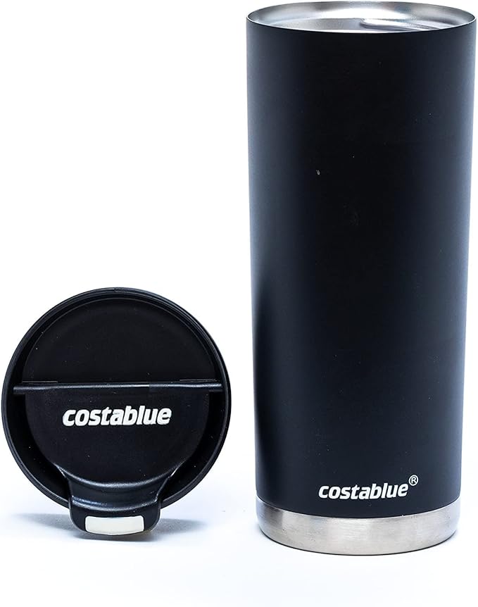 Travel Coffee Mug - 16 Oz. Stainless Steel Insulated Coffee Mug, Leak Proof Tumbler w/Dishwasher Safe Lid, Double Wall Travel Coffee Cup, Reusable Insulated Tumbler for Hot & Cold Beverages