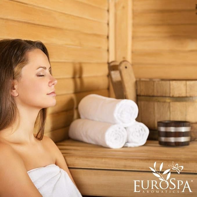 EuroSpa Aromatics Pure Eucalyptus Oil ShowerMist and Steam Room Spray, All-Natural Premium Aromatherapy Essential Oils - Lavender Infused, Duo Pack, 8oz and 2oz