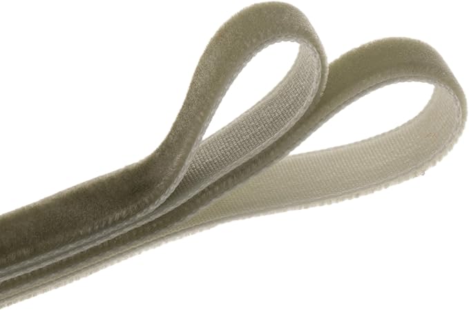 Vintage Sage Green Velvet Ribbon Christmas Ribbon for Gift Wrapping Crafts Christmas Tree Ornaments Garland Decorations, 3/8 Inch X 25Yd