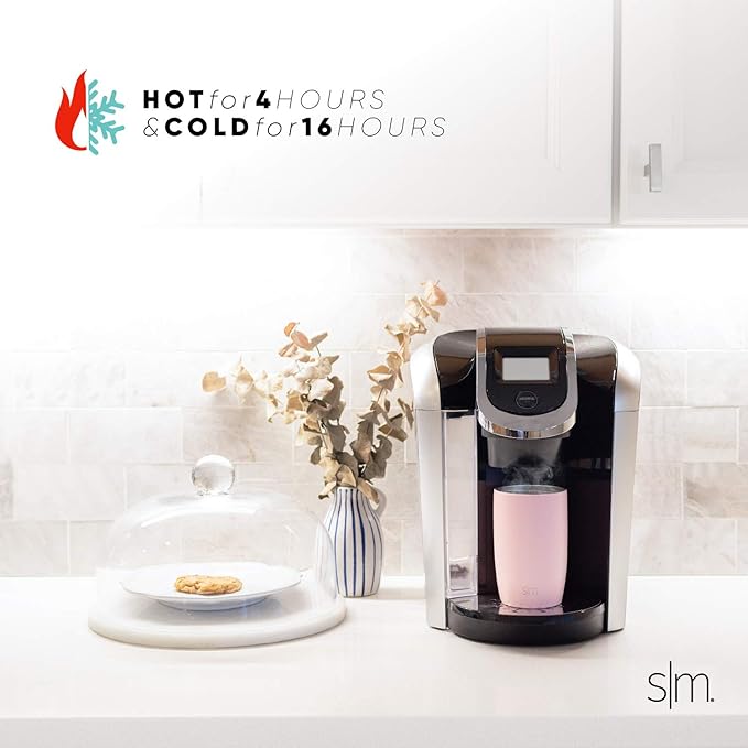 Simple Modern Travel Coffee Mug Tumbler with Flip Lid | Reusable Insulated Stainless Steel Cold Brew Iced Coffee Cup Thermos | Gifts for Women Men Him Her | Voyager Collection | 16oz | Canary