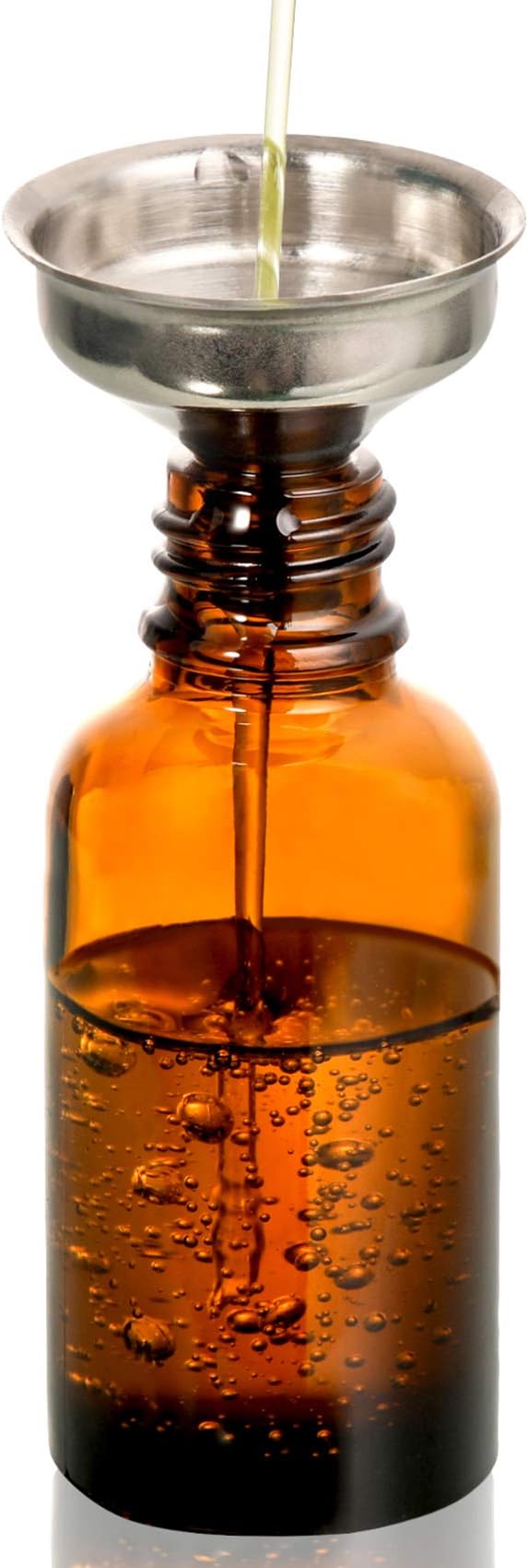 AOZITA 24 PCS, 1 oz Dropper Bottles for Essential Oils with 6 Funnels & 1 Long Glass Dropper - 30ml Amber Glass Bottle with Eye Droppers - Tincture Bottles, Leak Proof Travel Bottle for Liquids