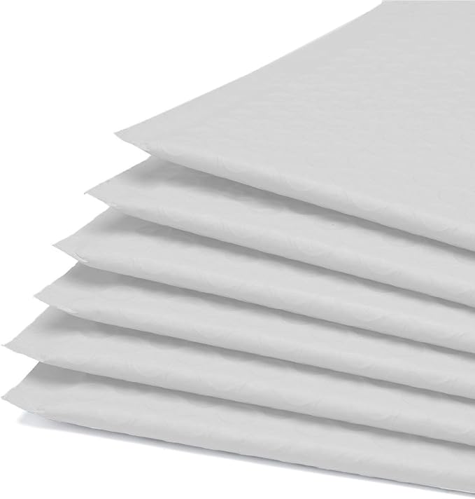 5x10 inches Poly Bubble Mailer Self Seal Bubble Shipping Envelopes 2.5 Mil 250 Pack