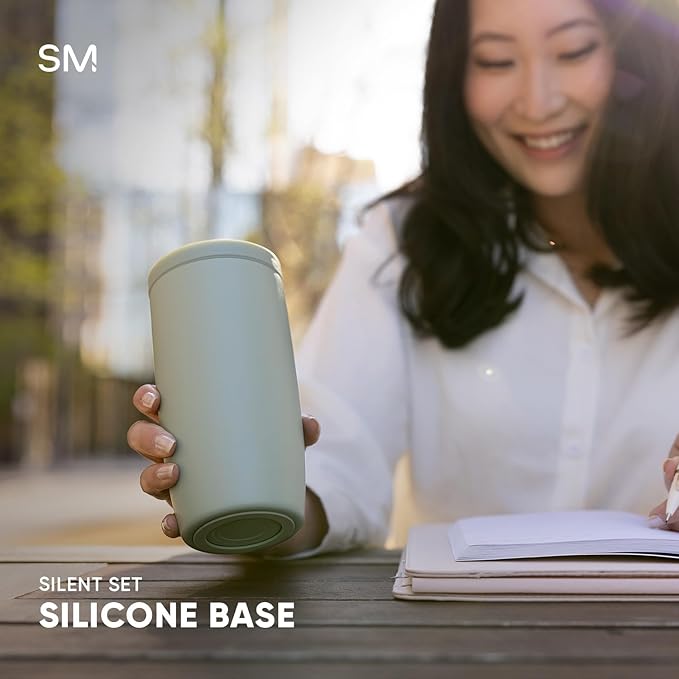 Simple Modern 4th of July Signature Voyager | 16oz Travel Coffee Mug Tumbler with 360° Lid | Gifts for Women Men | Ceramic-Lined Insulated Stainless Steel Cold Brew Iced Coffee Cup | Stars Navy