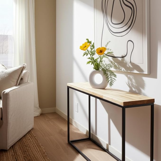 Sagebrook Home Modern Ceramic Vase - Minimalist Round Hollow Stoneware Decorative Accent for Home, Office, Bedroom, Living Room - 5" White