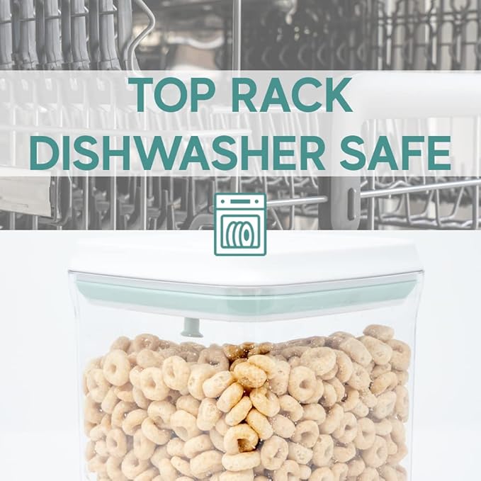 Bop Top | Airtight Meal Prep Containers with Lids | Food Storage Container Sets | Snack and Overnight Oats Fridge Organizer | Pantry and Kitchen Organization