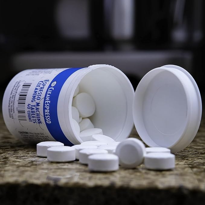 CleanEspresso - Designed For Breville Cleaning Kit - 40 Breville Compatible Cleaning Tablets + 2 Espresso Machine Water Filters + 2-Use Descaler - Espresso Machine Accessories