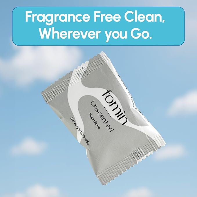 FOMIN Foaming Hand Soap Tablet Refills (6 Count) - Makes 48 fl oz (6 x 8 fl oz) - Unscented - Foaming Hand Soap Tablets, Sustainable Soap Tablets for Hand Wash