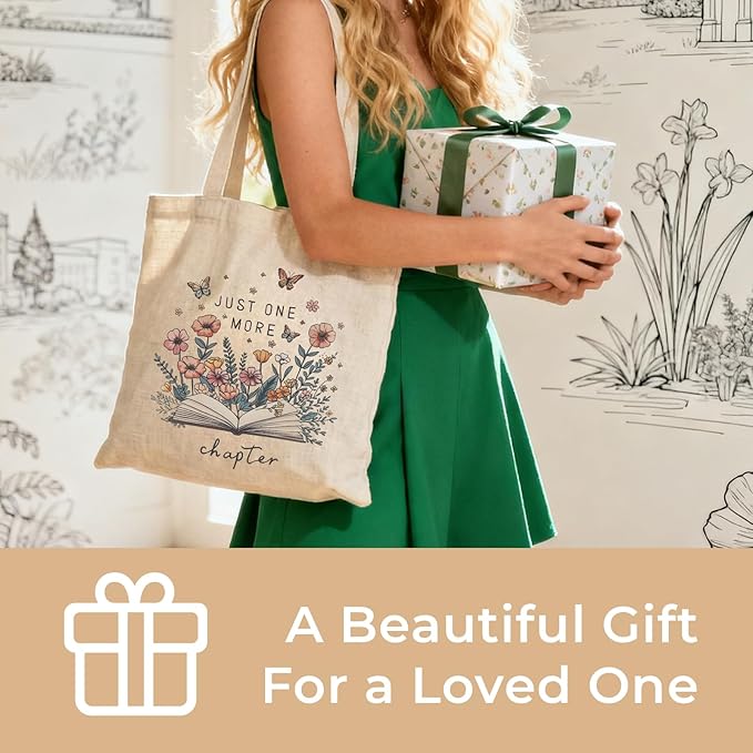 Cute Aesthetic Canvas Tote Bag for Women, Reusable Foldable Shopping Cotton Shoulder Totebag with Zipper Pocket