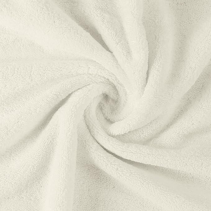 Utopia Towels 4 Pack Premium Bath Towels Set, 27 by 54 Inches, 100% Ring Spun Cotton 600GSM, Lightweight and Highly Absorbent Quick Drying Towels, Perfect for Daily Use, Ivory