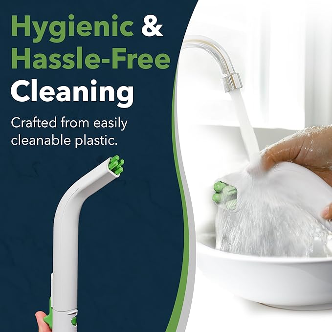 Replacement Head Attachment for Compact, Master & Ultimate Toilet Aid Kit - Hygienic & Economical Solution for Travel, Home or Extra Bathroom - Supports Independent Toileting & Personal Care