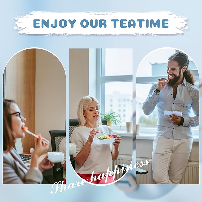 Bento Lunch Box for Kids Women Men, 47oz 2-Compartment Snack Salad Food Prep Pack Container for Lunch, Stainless Steel 2 Layers Stackable Lunch Containers for Adults and Teens Light Blue