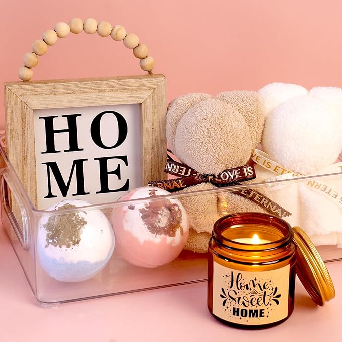 House Warming Gifts New Home, Housewarming Gift Ideas for Women, New Apartment Housewarming Baskets, Welcome Basket, Closing Gifts for Home Buyers