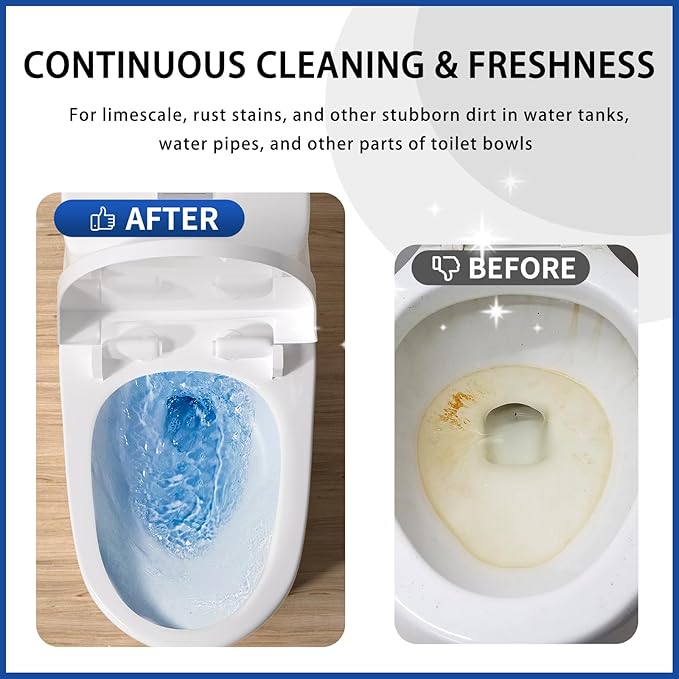 Automatic Toilet Bowl Cleaner Tablets，Toilet Cleaner Tablets For Tank，Bathroom Cleaner For Tank