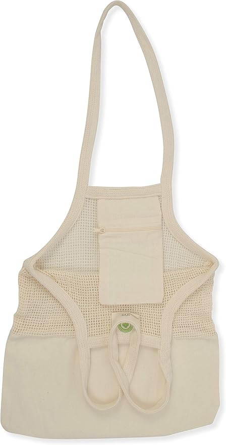 Cotton Mesh Mushroom Foraging Bags - 100% Cotton, Washable, Reusable and Eco-friendly Bags to Pick Mushrooms, Flowers, Berries and Produce - Lightweight Berries Hunting Harvesting Tote (2 Bags)