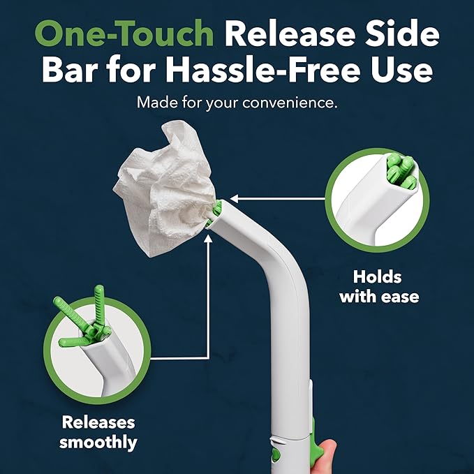 Replacement Head Attachment for Compact, Master & Ultimate Toilet Aid Kit - Hygienic & Economical Solution for Travel, Home or Extra Bathroom - Supports Independent Toileting & Personal Care