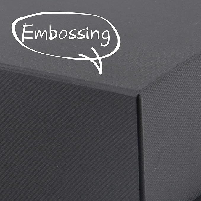 Empty gift box Small Black 7.8x7x3.1 Inches Gift Box with Lid Groomsmen Graduation decorative boxes with lids Halloween,Christmas,Valentine's Day,gifts for women