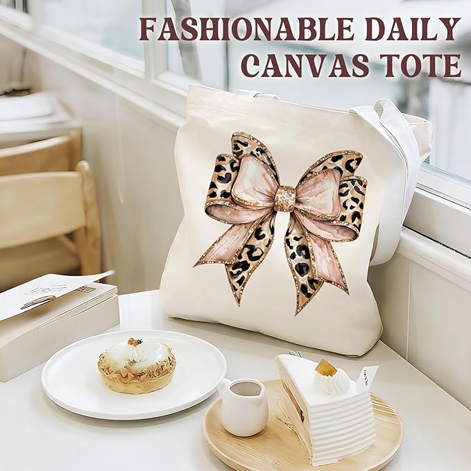 Leopard Print Tote Bags, Tote Bags for Women, Gife for Waoman, Reusable Shopping Bags