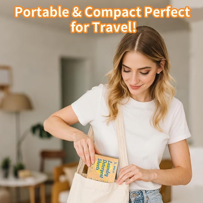 BellaLuce Laundry Detergent Sheets - Laundry Sheets, 240 Loads (304 Count (Pack of 3), Fresh Linen & Amber Nectar)