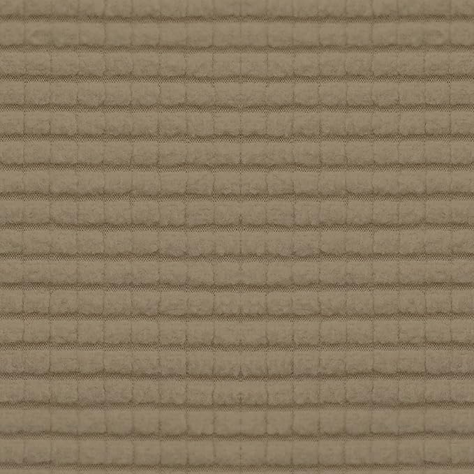 Easy-Going Stretch Ottoman Cover Folding Storage Stool Furniture Protector Soft Rectangle Slipcover with Elastic Bottom (Ottoman XX-Large, Tan)