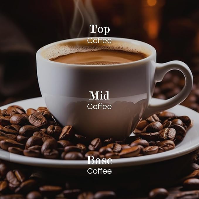 M&SENSE Natural Soy Candle| Espresso Love | 16.6 oz, 95H Burn | Minimalist Scented Candle for Relaxation, Gifting, Home Décor | for Bedroom, Office, Party Large