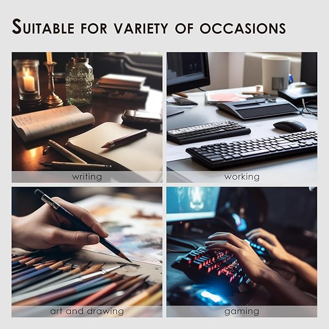 Cork Desk Mat - Dual-Sided Desk Pad for Office and Home - Desk Organization and Accessories - Ideal for Large Mouse Pad and Desk Mats on Top of Desks(Light Green,27.6"x 13.8")