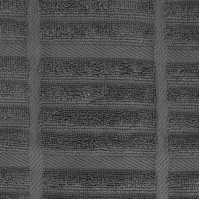 All-Clad Solid & Coordinate Kitchen Towels: Highly Absorbent, Super Soft Long Lasting 100% Cotton, 17" x 30" Tea Towels for Cleaning & Drying Dishes, Pans, Glassware, Countertops, 4-Pack, Pewter