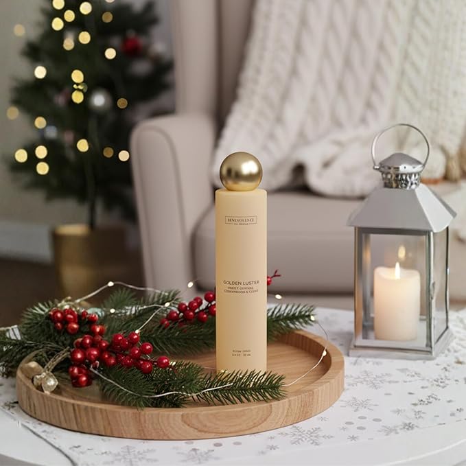 Orange, Cedarwood & Clove Room Spray | Benevolence LA Golden Luster | 3.4oz | Home, Pillow & Linen Fragrance Spray | Low VOC, No Alcohol | Holiday & Christmas Gift for Her | Malibu Sands Collection