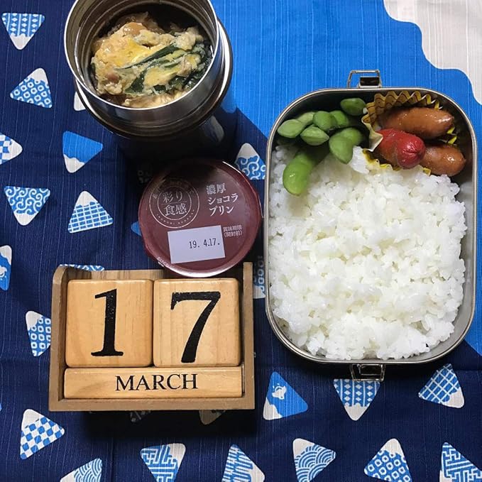 G.a HOMEFAVOR Stainless Steel Bento Lunch Box - Leak-Proof Metal Bento Box, Large Food Container with Lock Clips, Snack Container, Dishwasher Safe, 1200 ml/40 oz