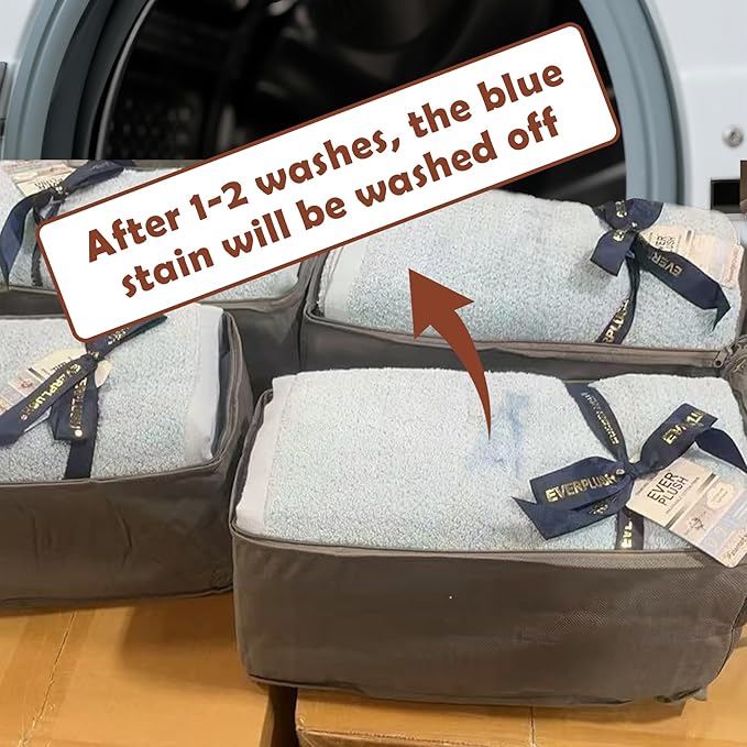 Everplush Minor Flaws Diamond Jacquard 6 Pieces Bath Towel Set, Luxury Super Soft Oversized Towels, Highly Absorbent Diamond Jacquard Quick Dry Bath Towel for Bathroom Aqua