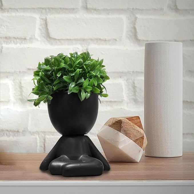 Zerzsy Mini Succulent Plant, Cuteplant Desktop Decorations, Desktop Plant for Women Office Decor, Cute Fake Plants Bathroom Decoration- Set of 1