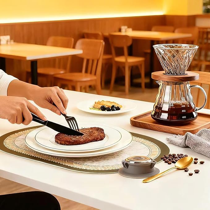 Black Silverware Set, 60-Piece Stainless Steel Flatware for 12, Heavy-Duty 18/0 Stainless Steel Utensils,Mirror Polished Dishwasher Safe for Home & Kitchen Dining