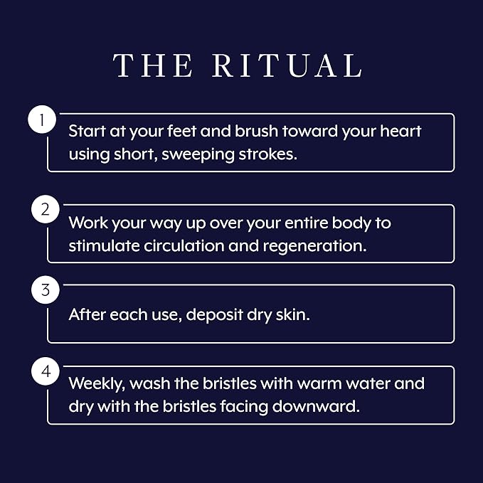 Aromatherapy Associates Revive Body Brush, Natural Dry Brush to Exfoliate Skin and Boost Circulation, Cellulite Brush Made of Natural and Sustainable Materials (1 Count)