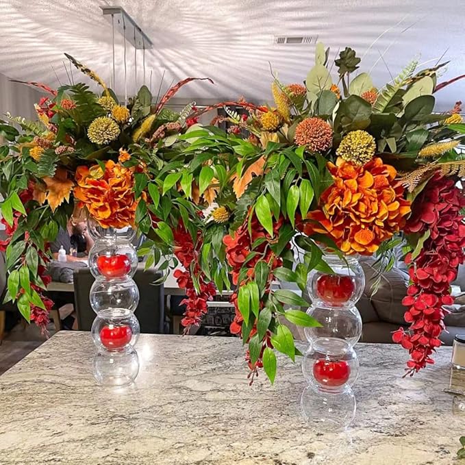 24Pcs Italian Ruscus Greenery Stems Artificial Silk Greenery Plants Spray for DIY Wedding Arch Bouquet Filler Table Centerpieces Home Decor