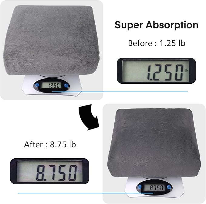 JML Luxury Hotel & SPA Jumbo Bath Towels (2 Pack, 35"x70") - 350GSM High-Density Fleece Sheet Towel Sets - Super Soft and Absorbent, Lint Free, Fade Resistant Oversized Bath Sheet, Camel