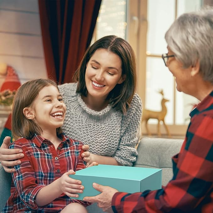 Gift Boxe 12" x 6" x 4" with Magnetic Closure Lid Gift Boxes for Presents,Bridesmaid Gifts Box,Cute Box,Birthday Gift box,Luxury for Gift Packaging, Magnetic Gift Box for Wrapping Gifts (Light Blue/5PCS)